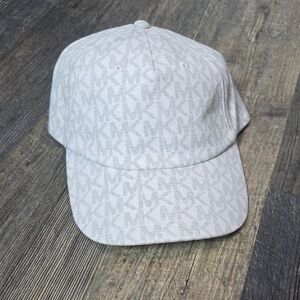 MICHAEL Michael Kors Light Gray Monogram Hat